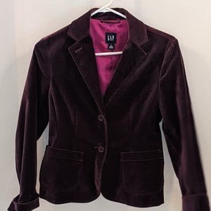 Gap Plush purple blazer